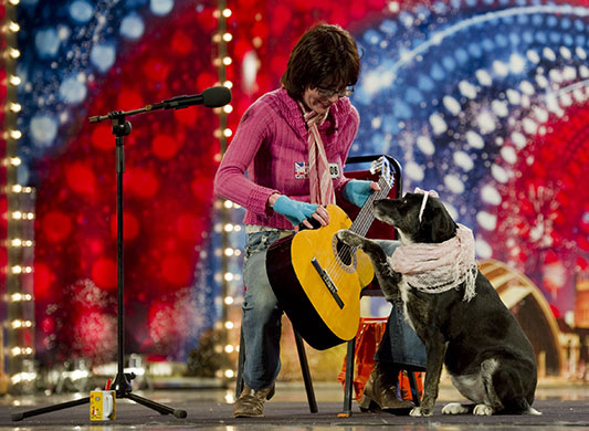 24 April 2010: Britain's Got Talent - Guitar Dog