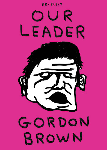 Poster politics: David Shrigley