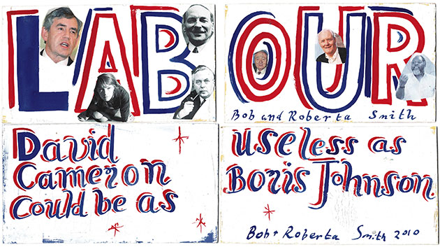 Poster politics: Bob and Roberta Smith