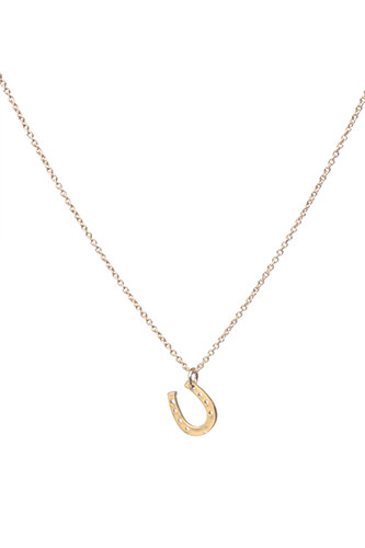 Personal jewellery: Horseshoe necklace from Asos