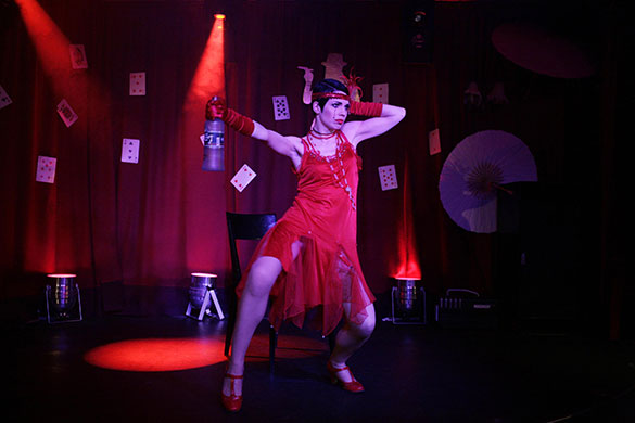 London Burlesque Week: Frank Sanazi doing it his way at the Twisted Cabaret