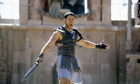 Russell Crowe in Gladiator.