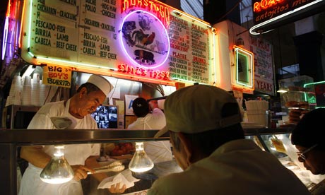 Mexican food stall LA