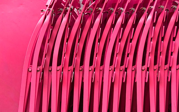 In Pictures: monochrome: Pink chairs