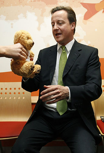 Election campaigning: David Cameron Campaigns In The West Midlands