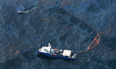 Oil leaking from the Deepwater Horizon oil rig spreads in the Gulf of Mexico
