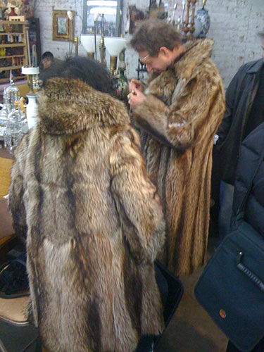 Show and Tell: Hot Chip: Couple in fur coats in New York