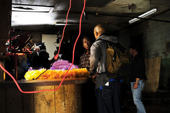Treme : Actor Clarke Peters on the set of 'Treme'