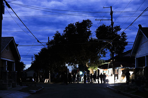 Treme : The set of 'Treme' at dusk