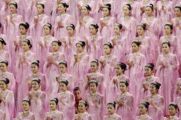 China expo: Dancers perform during the opening ceremony of Shanghai World Expo