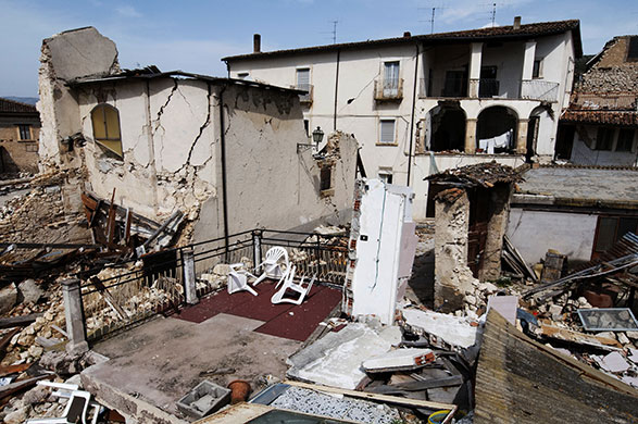 L'Aquila: San Gregorio, another destroyed village