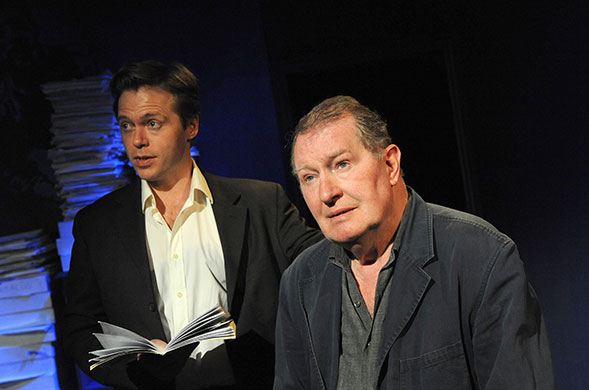 Corin Redgrave: Trumbo Nick Waring and Corin Redgrave at the Jermyn Street Theatre Mar 2009