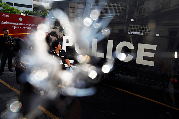 Thailand protests: Thai Redshirt Protesters Occupy Shopping District Of Bangkok