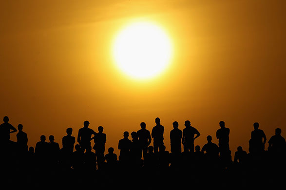 24hours: Crowd watches the action from the top of the grandstand, India