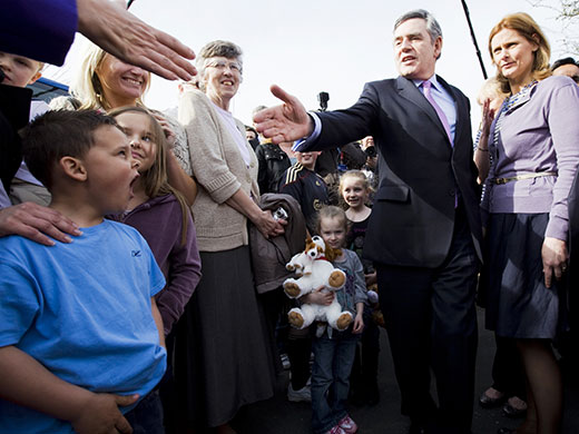 Martin Argles: Gordon Brown and Sarah campaigning in Kent