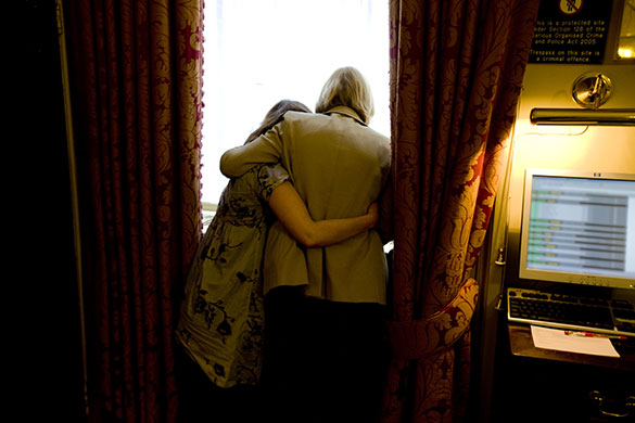 Martin Argles: Political and civil servant staff of Number 10 embrace