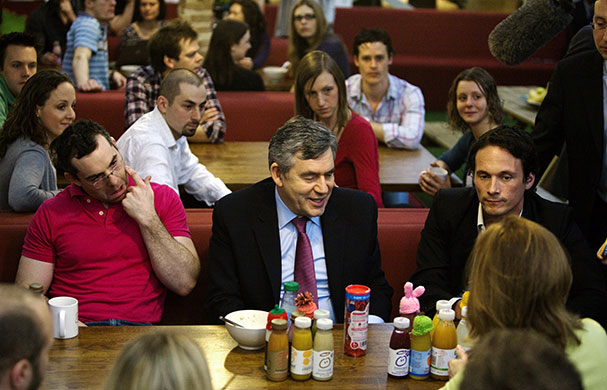 Martin Argles: Gordon brown at Innocent Smoothies