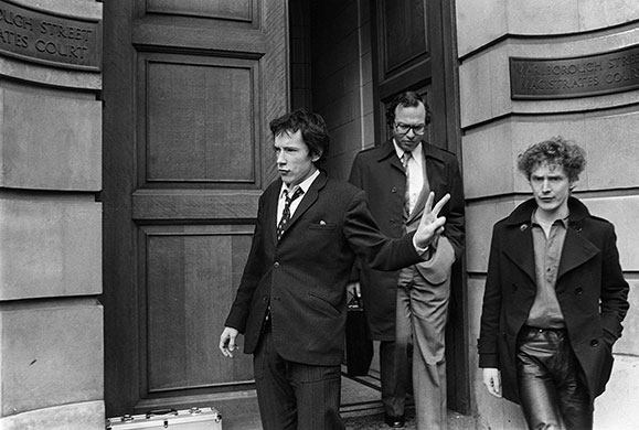 Malcolm McLaren: Malcolm McLaren with Johnny Rotten