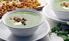 Yotam Ottolenghi's watercress and chickpea soup with rosewater and ras el hanout recipe