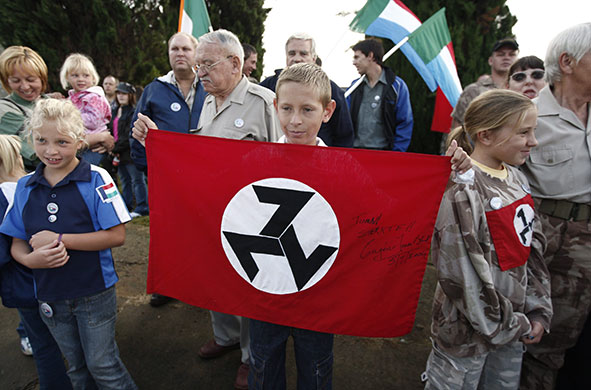 White supremacist Afrikaner Weerstandsbeweging invading the territory  News Photo - Getty Images