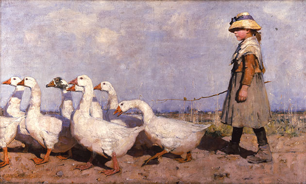 Exhibitionist: To Pastures New (1883) by James Guthrie
