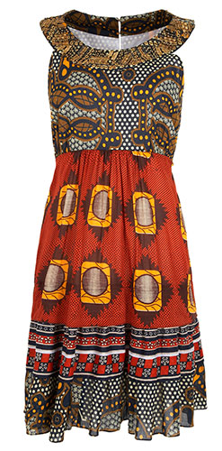 Key trends: traveller: boho tribal mix dress