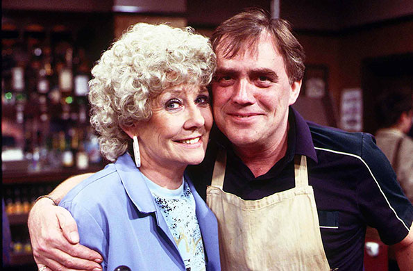 Jack Duckworth: 1988: Vera Duckworth [Liz Dawn] and Jack Duckworth [Bill Tarmey]