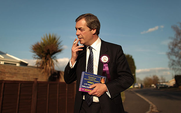 General election pictures: Nigel Farage On The UKIP Campaign Trail