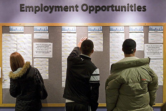Week in Business: Job Seekers At Denver Workforce Center