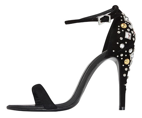key trends: glam: Black detailed stiletto