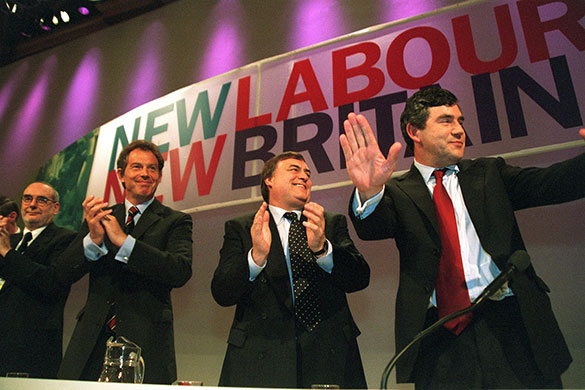 Gordon Brown: Applause for Gordon Brown at the Labour Party Conference in 1998
