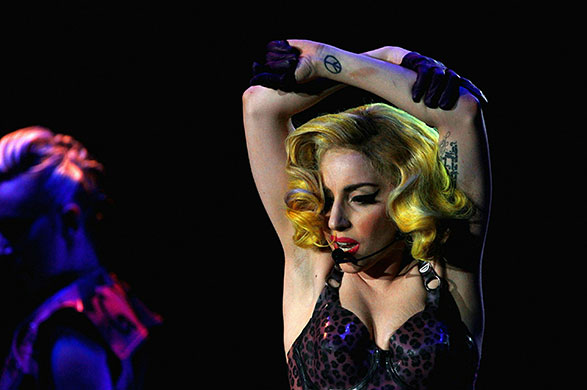 24 hours in pictures: Hamburg, Germany: Lady Gaga