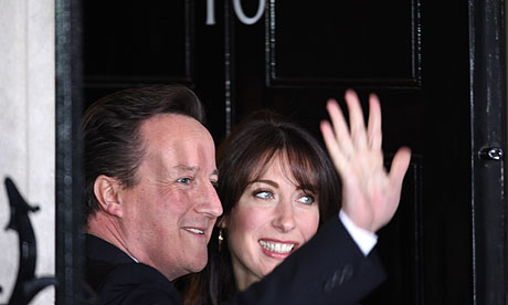 David Cameron at No 10 Downing Street