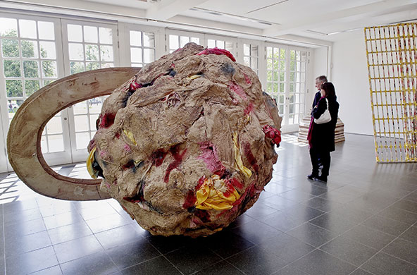 Barlow and Baghramian: Untitled: Double Act (2010) by Phyllida Barlow 