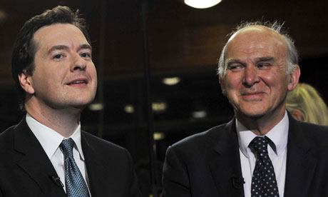 George Osborne and Vince Cable.