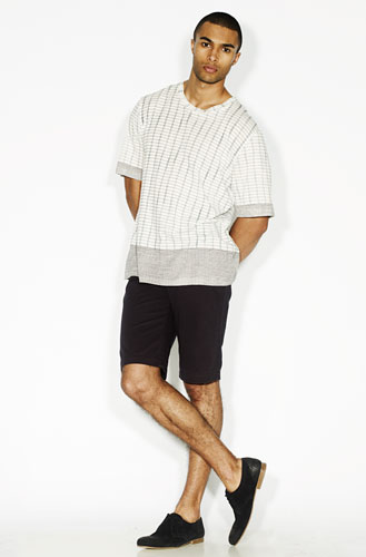 line-up: checks: T-shirt