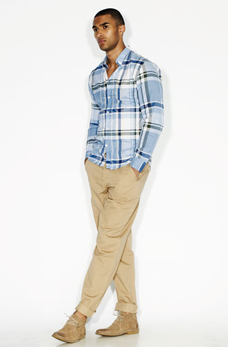 line-up: checks: Shirt