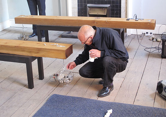 show & tell: Eno: tuning monochord musical machine