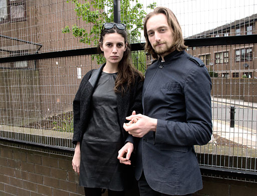 face hunter: LA: Couple wearing Black