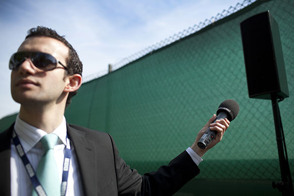 The Guardian's election : A BBC employee records David Cameron's speech