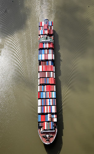 week in business: Freighter Ship in Panama Canal