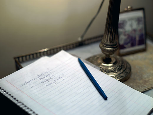 Days with my father: scraps of writing