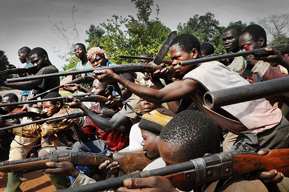 Obo Dispatch: Members of a self-defence militia group, Obo