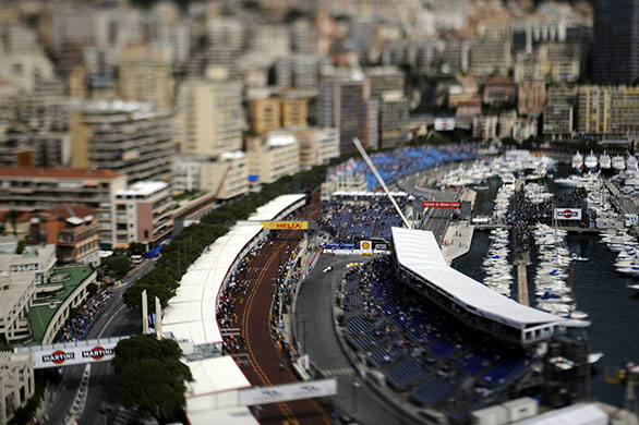 24 Hours in Pics: The Monaco street circuit during a Formula One practice session