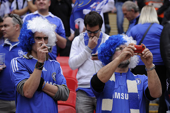 FA Cup Final: Two Chelsea fans record the day for posterity