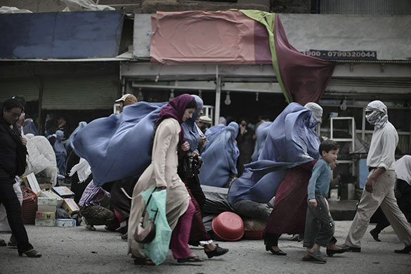 24 hours in pictures: Afghan women in Kabul