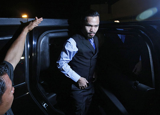 24 hours in pictures: Manny Pacquiao