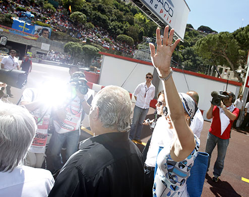 Monaco grand prix: Jennifer Lopez