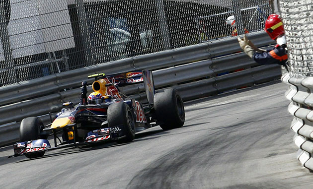 Monaco grand prix: Mark Webber wins