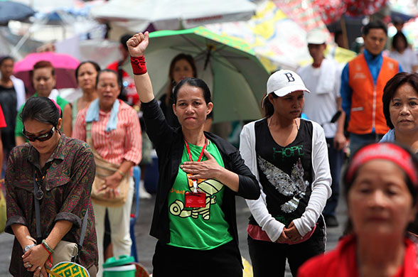 Thailand protests: Minute of silence for Maj Gen Khattiya Sawasdipol known as Seh Daeng